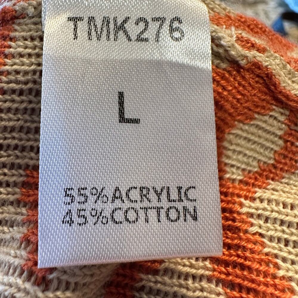 Thml Womens Size Large Tan And Rust Aztec Waterfa… - image 4